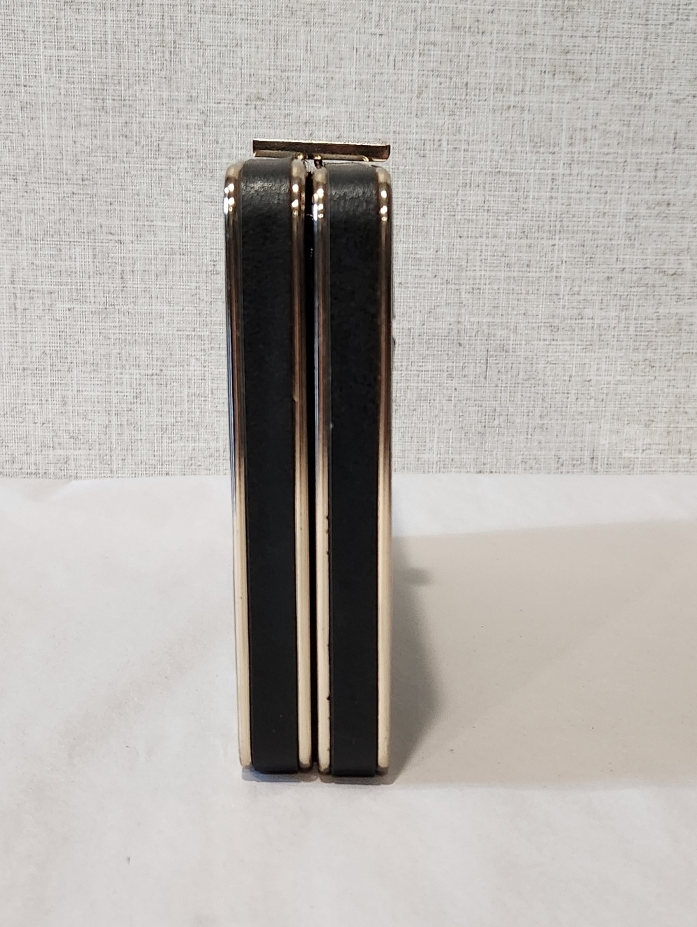Cara New York Black Geometric Textured Clutch Crossbody - Picture 8 of 14